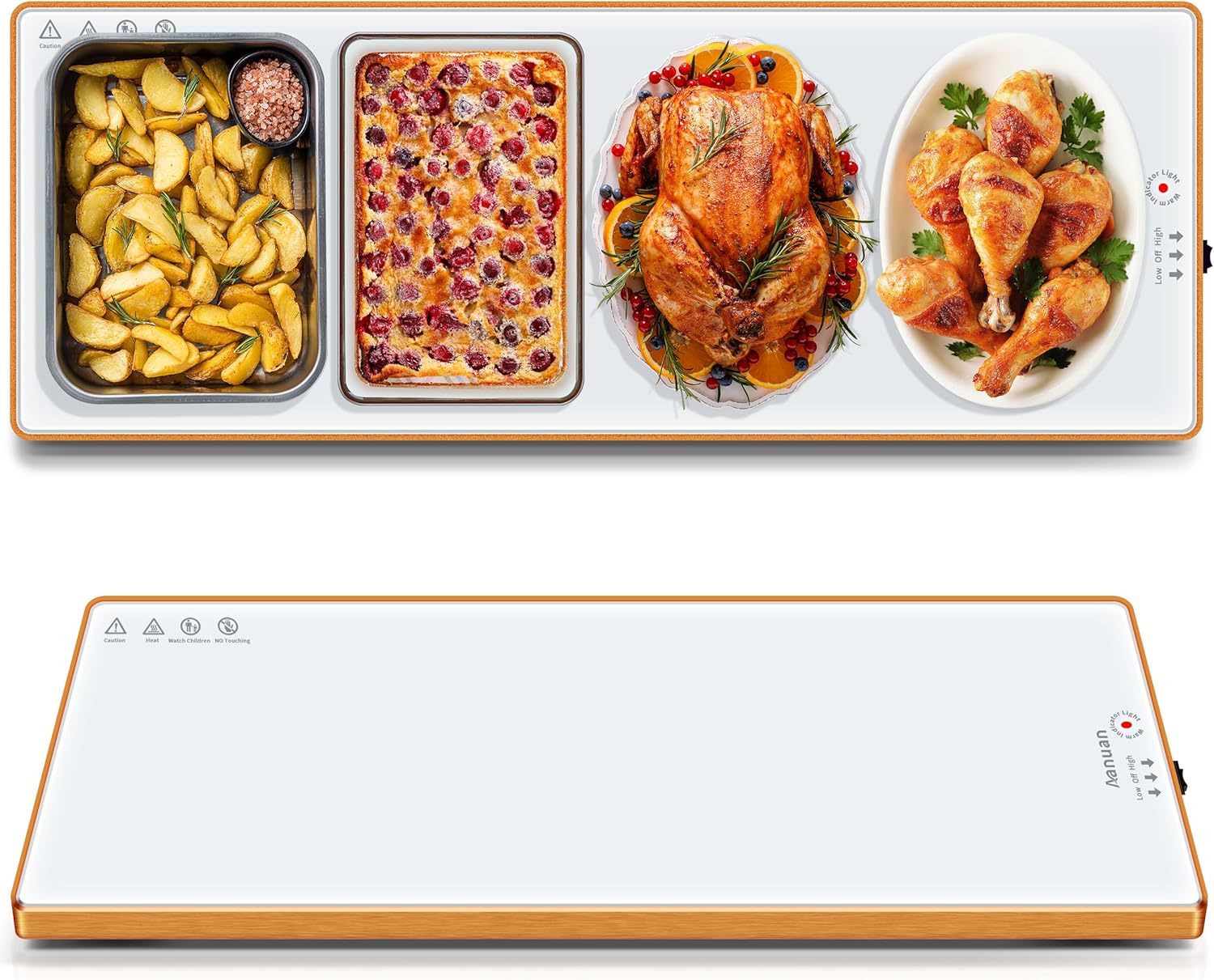 Warming Trays for Buffets Party - Elegant Food Warming Mat