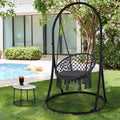 SUNCREAT Indoor Hammock Swing Chair with Stand - Cozy Reading Retreat