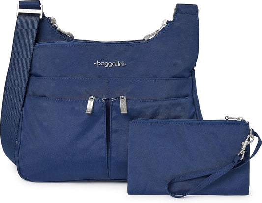Baggallini Cross Over Crossbody Bag: Lightweight Travel Purse