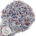 Hard Candy Twists 5 Pound Bag - Red White Blue Mint Classic