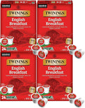 Twinings English Breakfast Tea K-Cups, 96 Count - Classic Full-Bodied