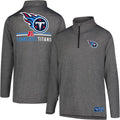 Ultra Game NFL Super Soft Quarter Zip Long Sleeve T-Shirt (Style HJ3F)