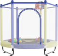 60 in Trampoline for Kids 5 ft Indoor Outdoor Toddler Trampoline