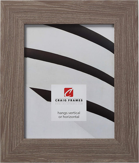 Rustic Faux Barnwood Picture Frame for Farmhouse Decor