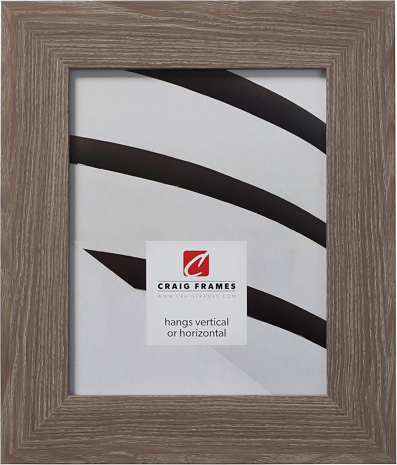 Craig Frames Faux Barnwood Picture Frame for Rustic Decor