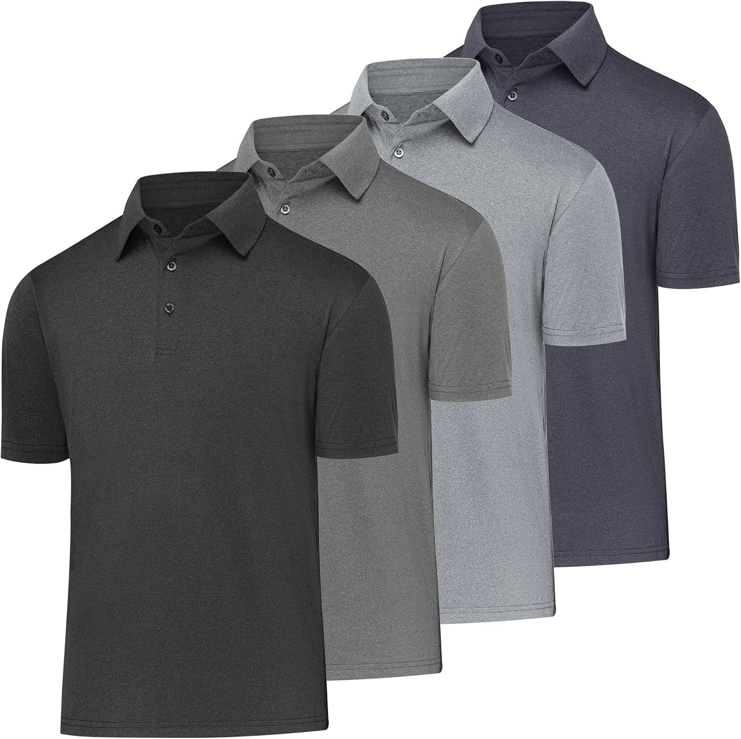 Moisture Wicking Golf Polos for Men by BALENNZ - Perfect Fit