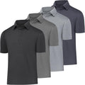 Mens Quick-Dry Golf Polo Shirt - Lightweight Moisture Wicking