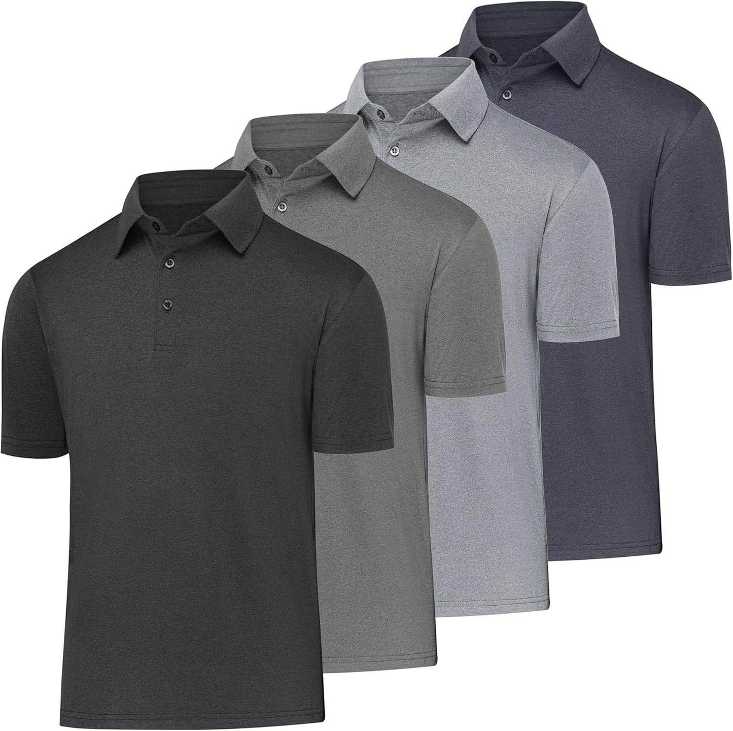 Moisture Wicking Golf Polos for Men by BALENNZ - Perfect Fit
