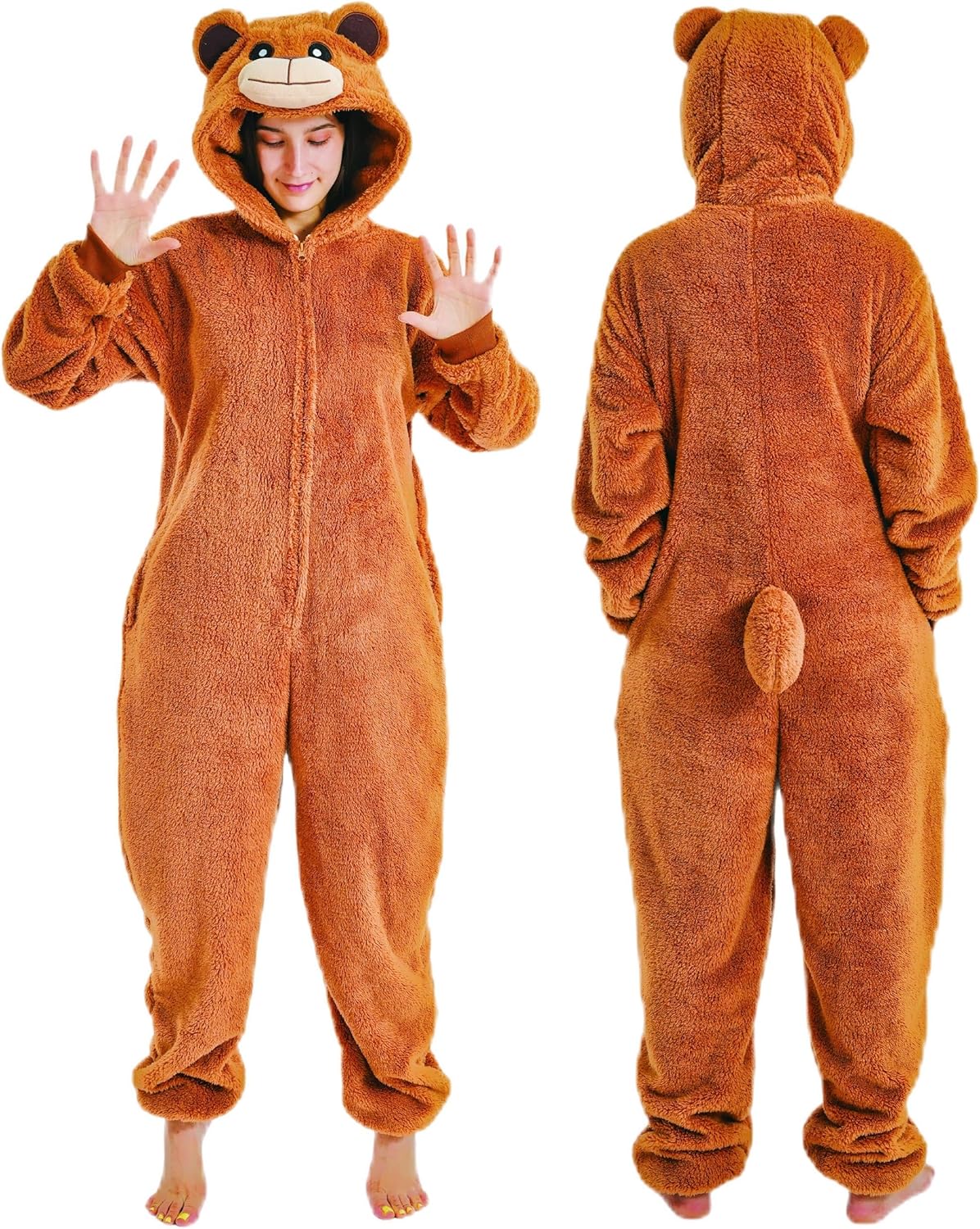 Unisex Adult Costume Onesie for Fun Halloween Celebrations