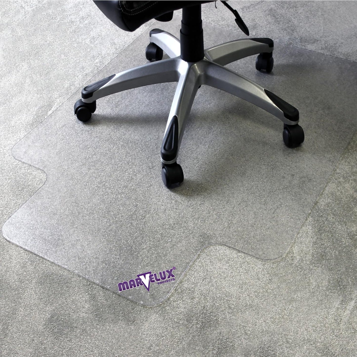 Transparent Heavy Duty Carpet Chair Mat ~ Protects Low-Med Pile