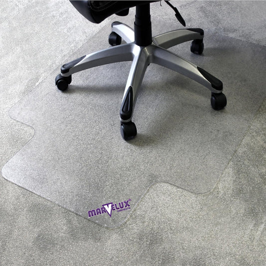 Transparent Heavy Duty Carpet Chair Mat ~ Protects Low-Med Pile