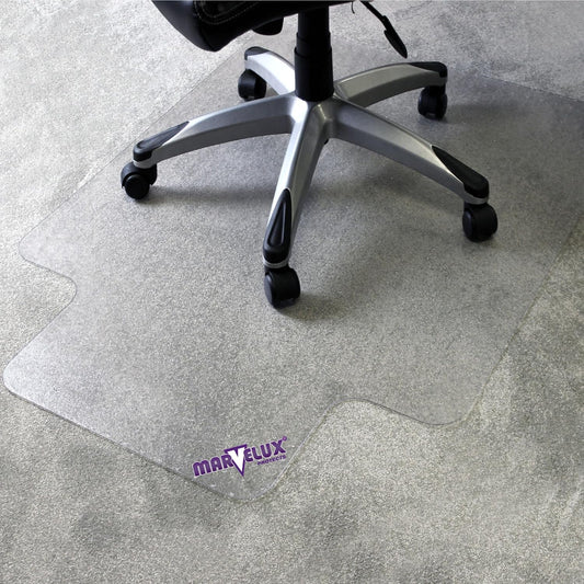 Marvelux High Pile Carpet Chair Mat - Heavy Duty Clear Protector