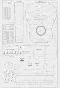 Build Your Own Full Scale Martin D28 Style Guitar Plans!