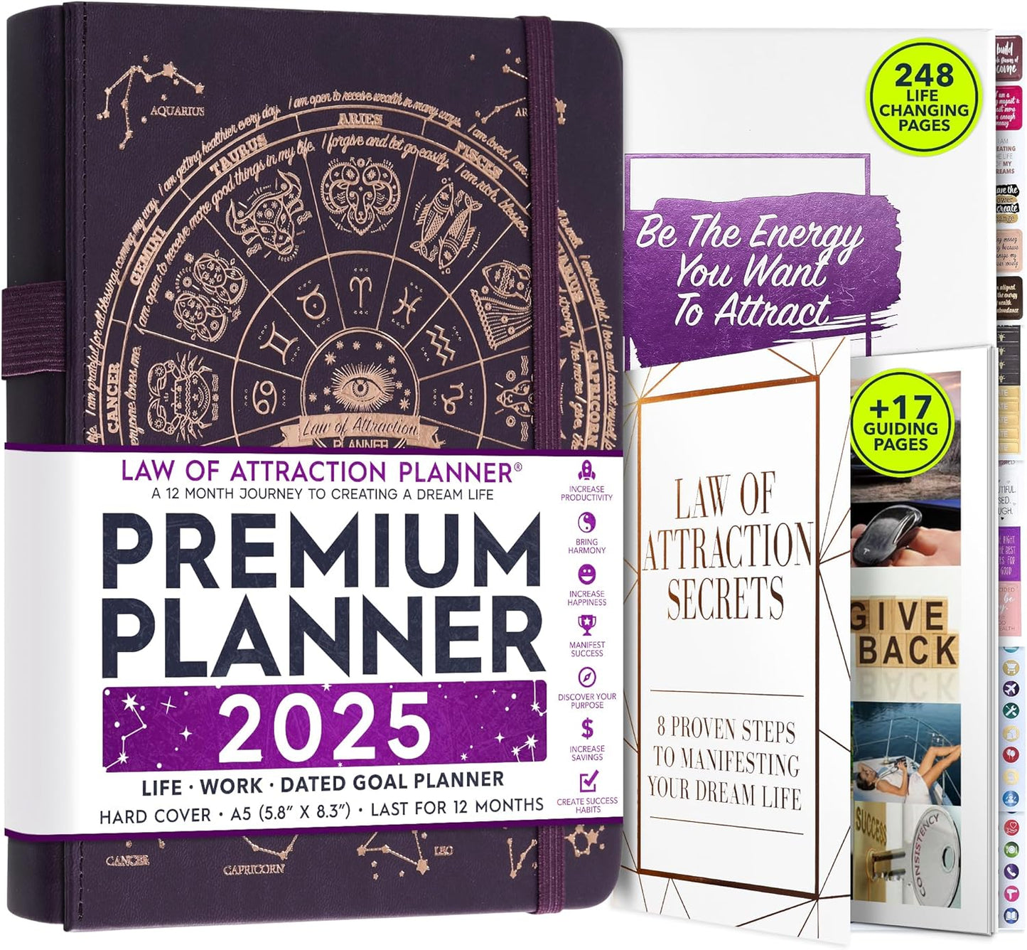 Law of Attraction Planner 2025 - Your Ultimate Life Organizer