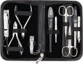 3 Swords Germany 10 Piece Manicure Pedicure Grooming Kit Set