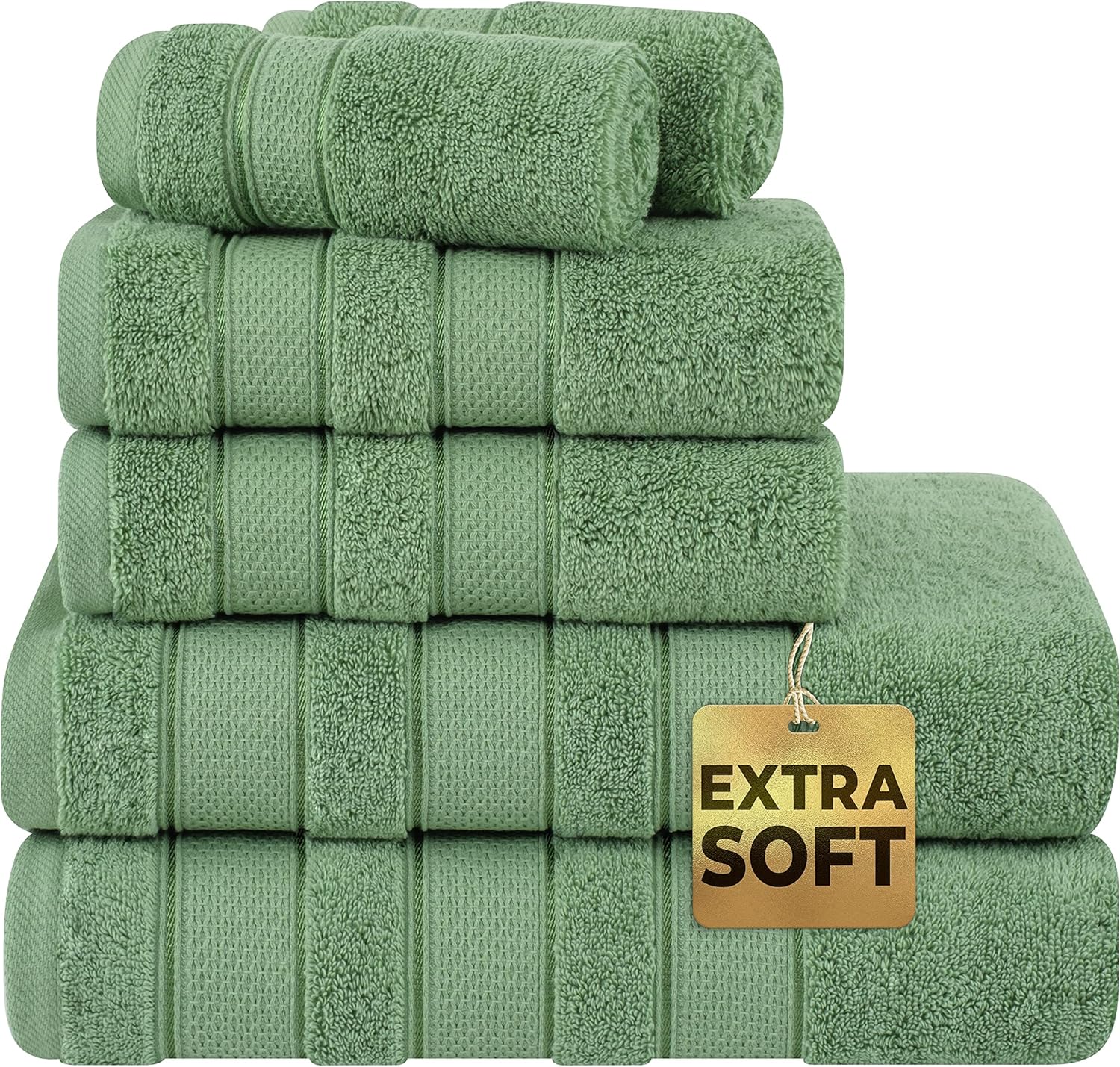 American Soft Linen Salem Turkish Bath Towel Set for Comfort