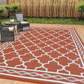 Outdoor Rug Carpet Waterproof 9x18 Outdoor Patio Rug Mat - Reversible