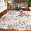 SAFAVIEH Area Rug 8x10 Adirondack Collection - Durable Ivory & Dark