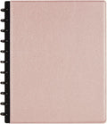 TUL Discbound Notebook with Pebbled Leather Cover, Letter Size