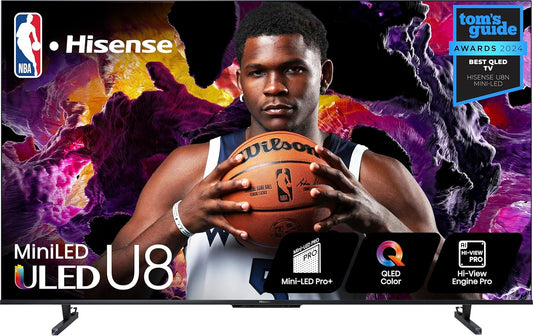 Hisense 55 4K ULED TV, Dolby Vision, Alexa