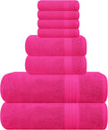 Ultra Soft 8-Piece Towel Set - Oversized Bath Towels & Spa Quality