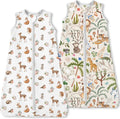 Toddler Sleep Sacks 2T-3T-4T Extra Long 2-Pack - Light Summer Wearable