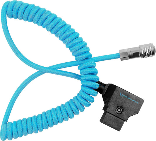 KONDOR BLUE D-Tap to 2-Pin Weipu Coiled Power Supply Cable
