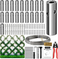 Wire Trellis for Climbing Plants Outdoor - 20-Set Wall Kit for Garden