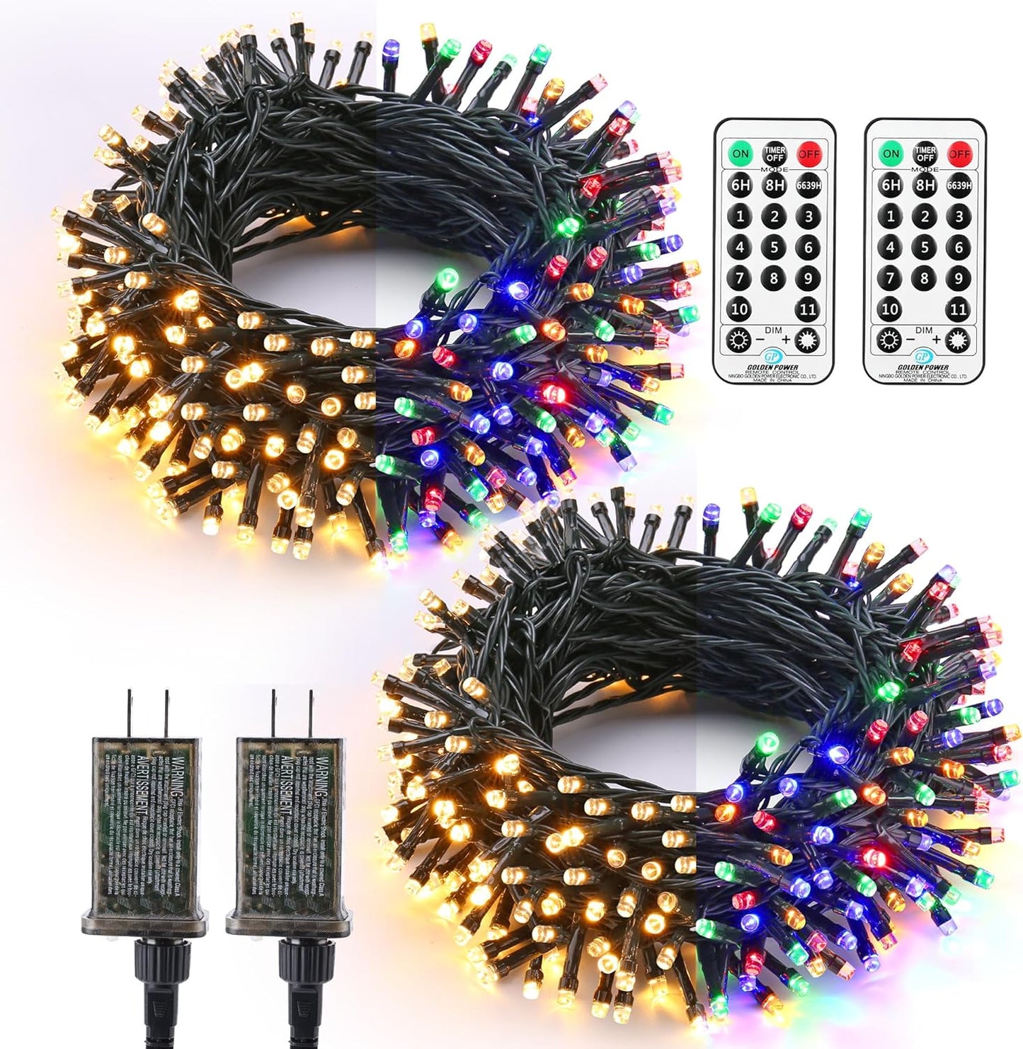 Brizled Christmas Tree Lights - 65.67ft 200 LED Color Changing
