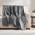 Beautyrest Heated Blanket Electric Throw - Oversized Warm Sherpa
