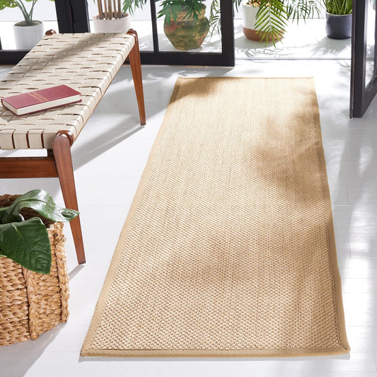 Natural Fiber Runner Rug - 2ft 6in x 20ft for Stylish Interiors