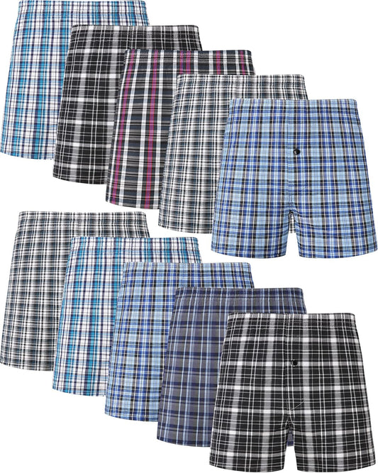 JupiterSecret Men's Underwear Woven Boxers for Comfort and Style