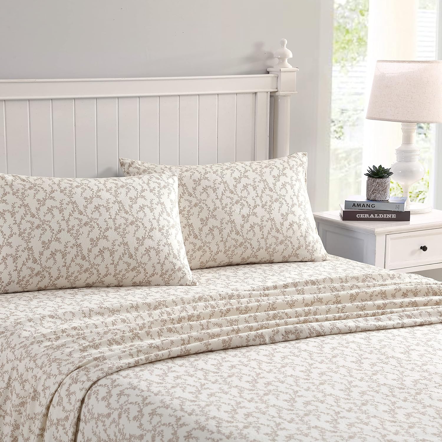 Flannel Sheets Twin Size by Laura Ashley for All-Season Comfort