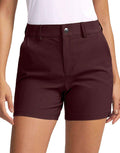 SANTINY Women's 5 in Golf Shorts with Pockets - Quick Dry Stretch Made