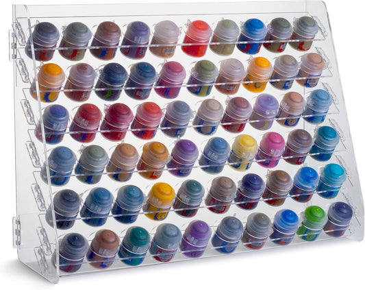 Acrylic Paint Organizer for Citadel Bottles - 60 Holes Design