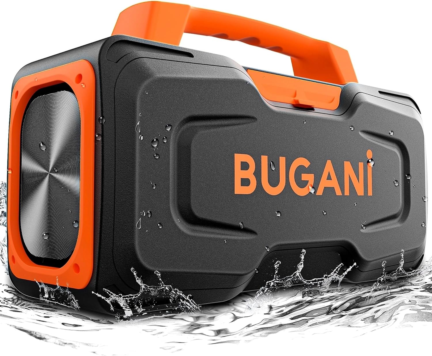 BUGANI Bluetooth Speaker - 80W Waterproof Portable Sound System