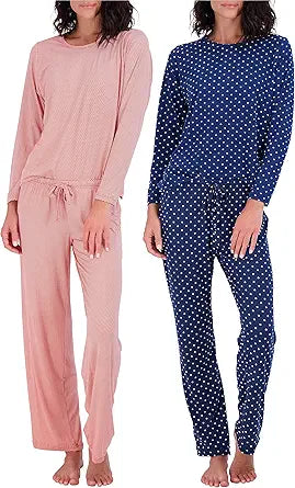 Super-Soft Women's Pajama Set: Short & Long Sleeve Comfort