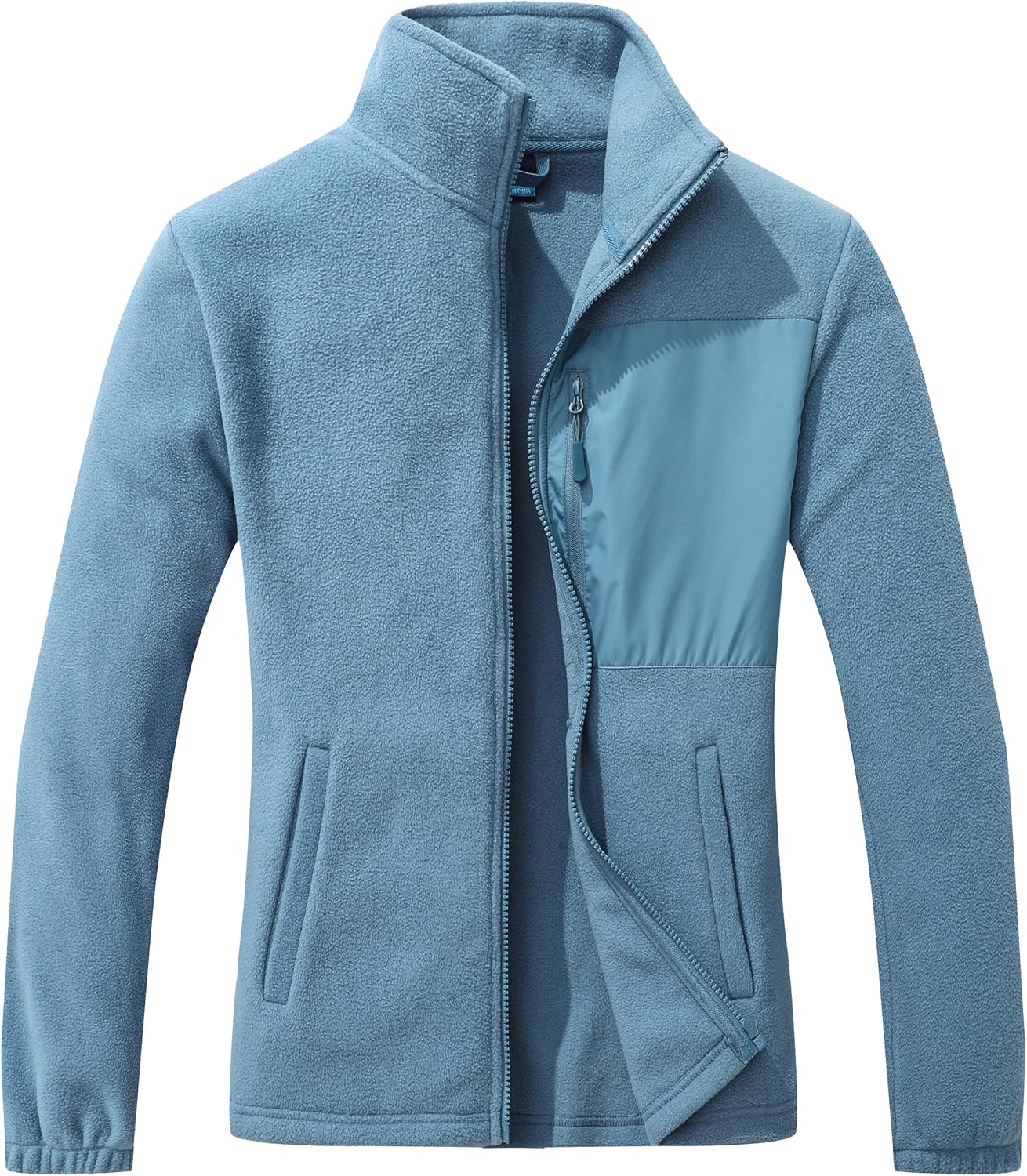 GIMECEN Women's Full Zip Polar Fleece Jacket for Outdoor Fun