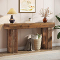 Tribesigns 63-Inch Console Table - Farmhouse Sofa & Entryway Table