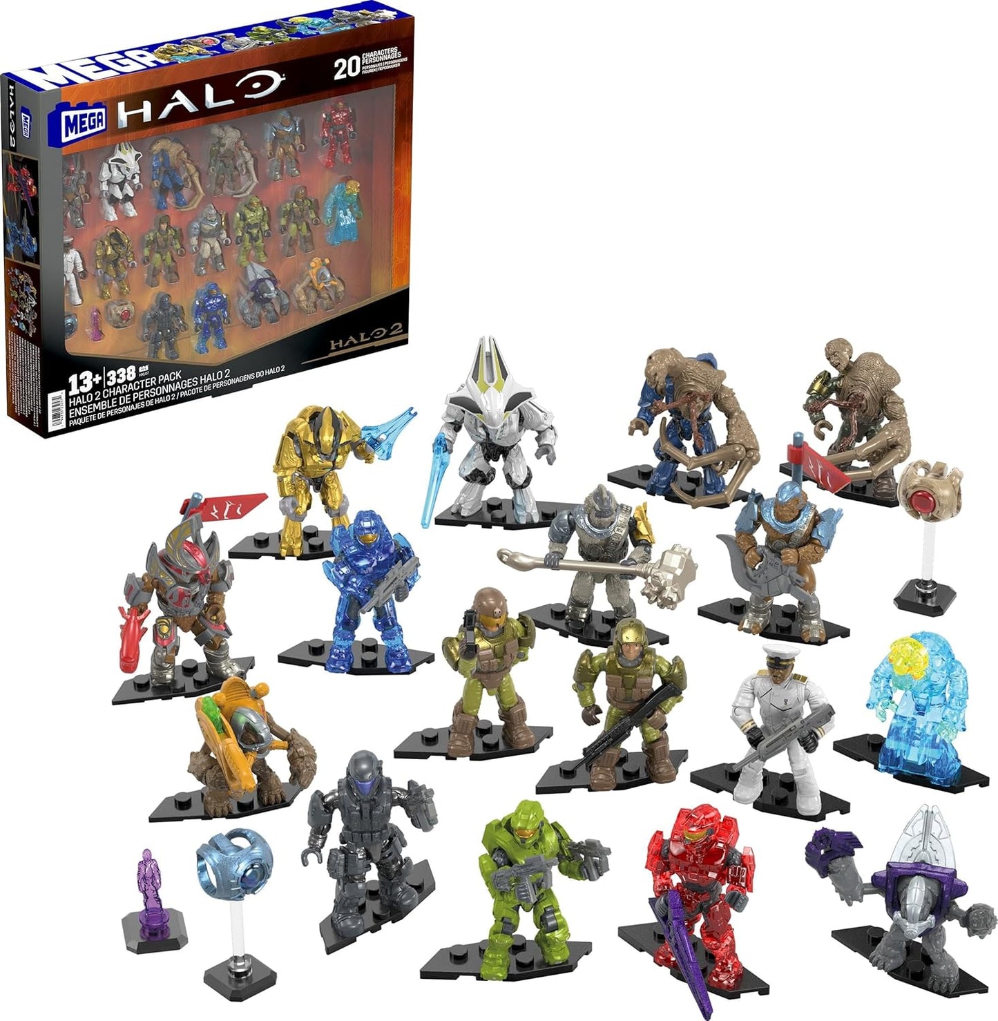 MEGA HALO Action Figures Building Toys Set for Collectors
