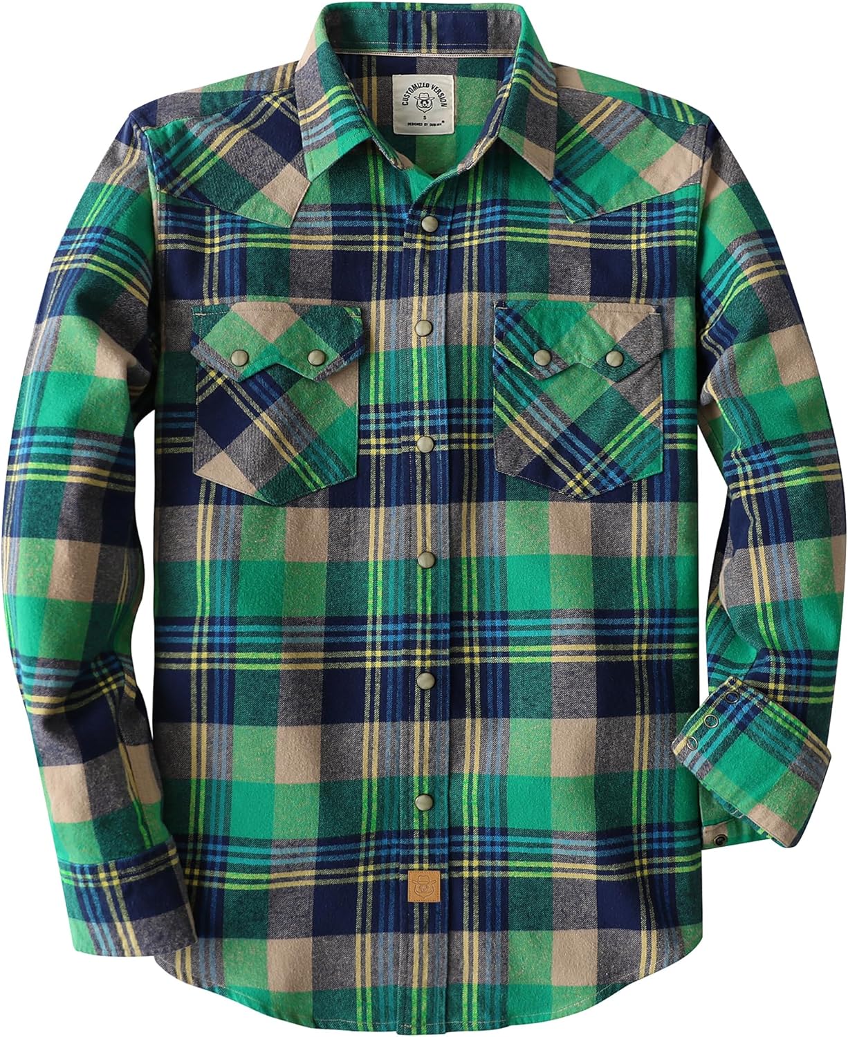 Dubinik Flannel Shirt for Men Long Sleeve Cozy Casual Wear