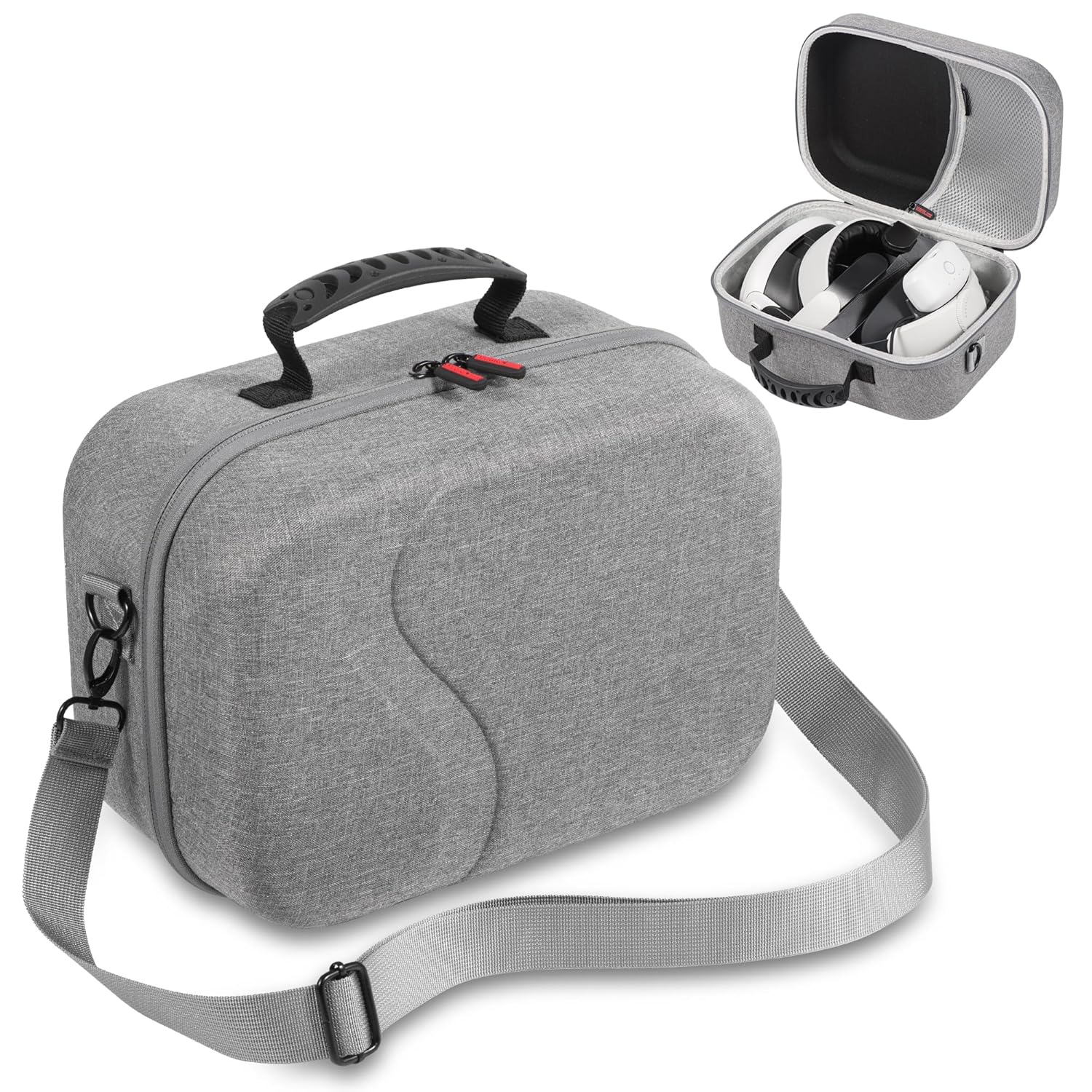 Large Carrying Case for Meta Quest 3 with BOBOVR M3 Pro Support