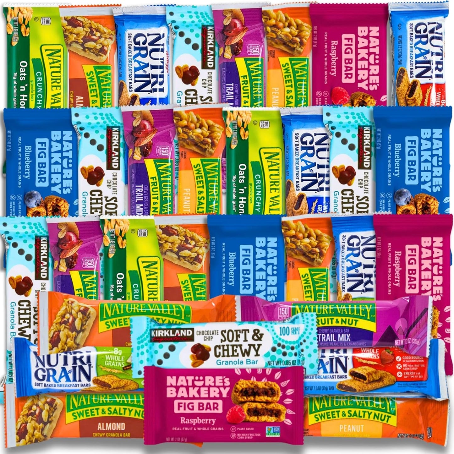 Healthy Snacks Mixed Granola Bars Care Pack for All Ages