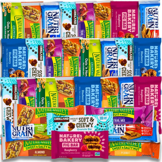 Healthy Snacks Mixed Granola Bars Care Pack for All Ages