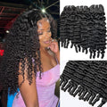Burmese Curly Bundles Human Hair - Natural Curly Weft 18 20 22in