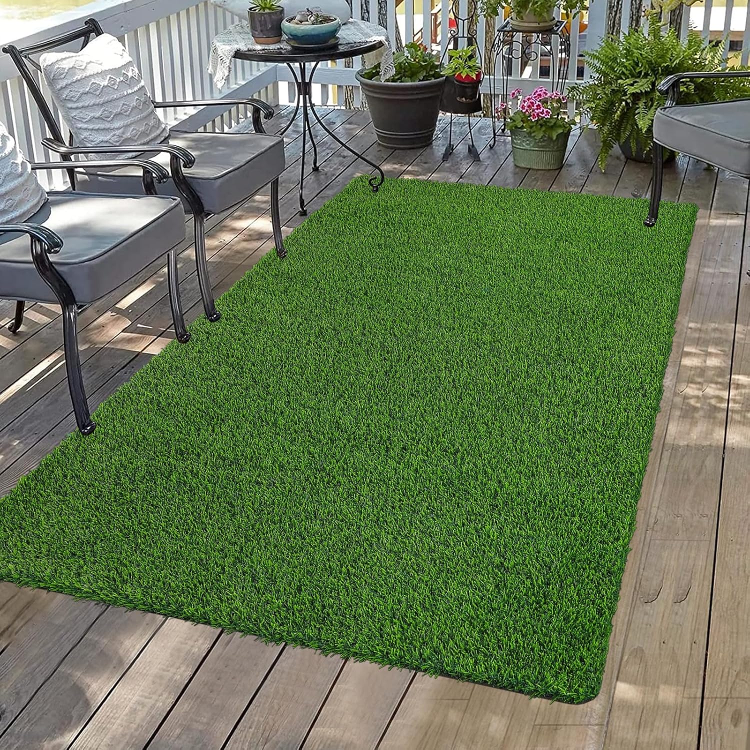Bsmathom Artificial Grass Rug for Indoor and Outdoor Use
