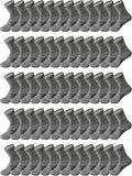 Mens 100 Pair Ankle Socks Bulk Moisture Wicking - Tarpop