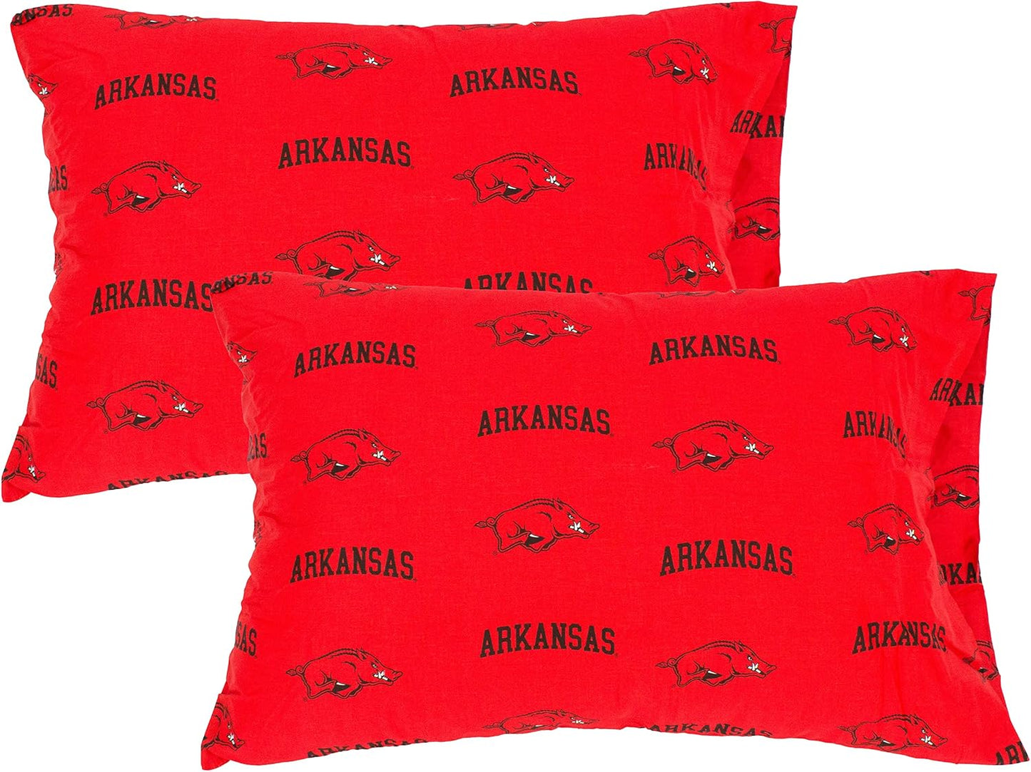 Everything Comfy Arkansas Razorbacks King Pillowcase Pair for Fans