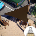20ft x 31ft Brown Right Triangle Sun Shade Sail - Heavy Duty