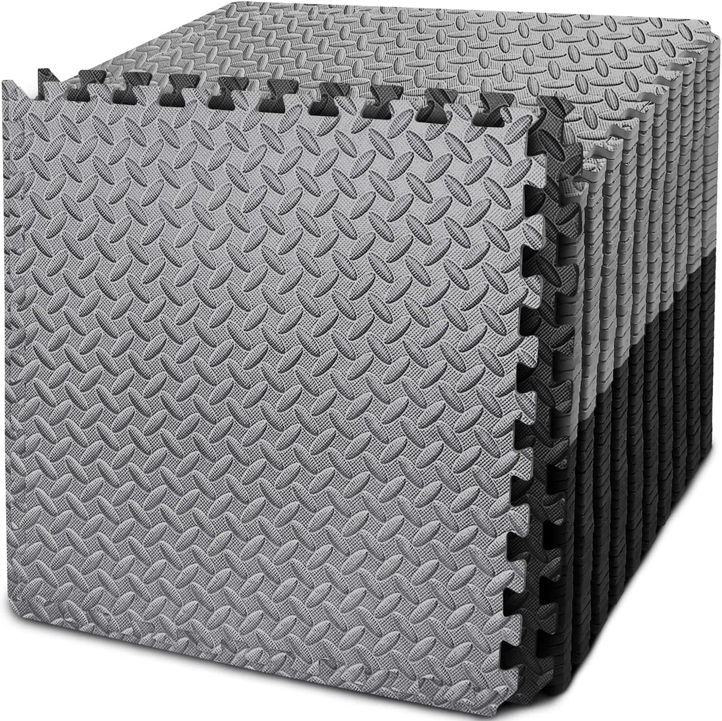 BEAUTYOVO Puzzle Exercise Mat - Interlocking Foam Gym Mats